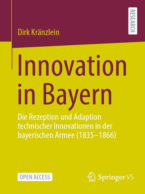 Title details for Innovation in Bayern by Dirk Kränzlein - Available